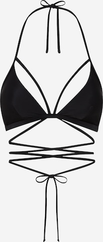 LSCN by LASCANA Triangle Bikini Top 'Gina' in Black: front