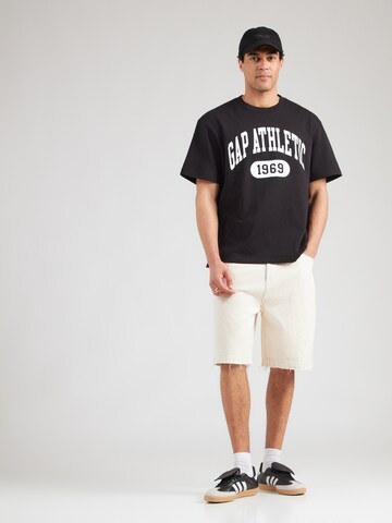 GAP Sweatshirt 'ATHLETIC' in Schwarz