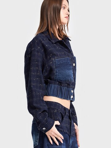 IT'S BASIC Between-season jacket 'Bomber Denim Jacket' in Blue