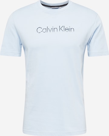 T-Shirt 'Degrade' Calvin Klein en bleu : devant