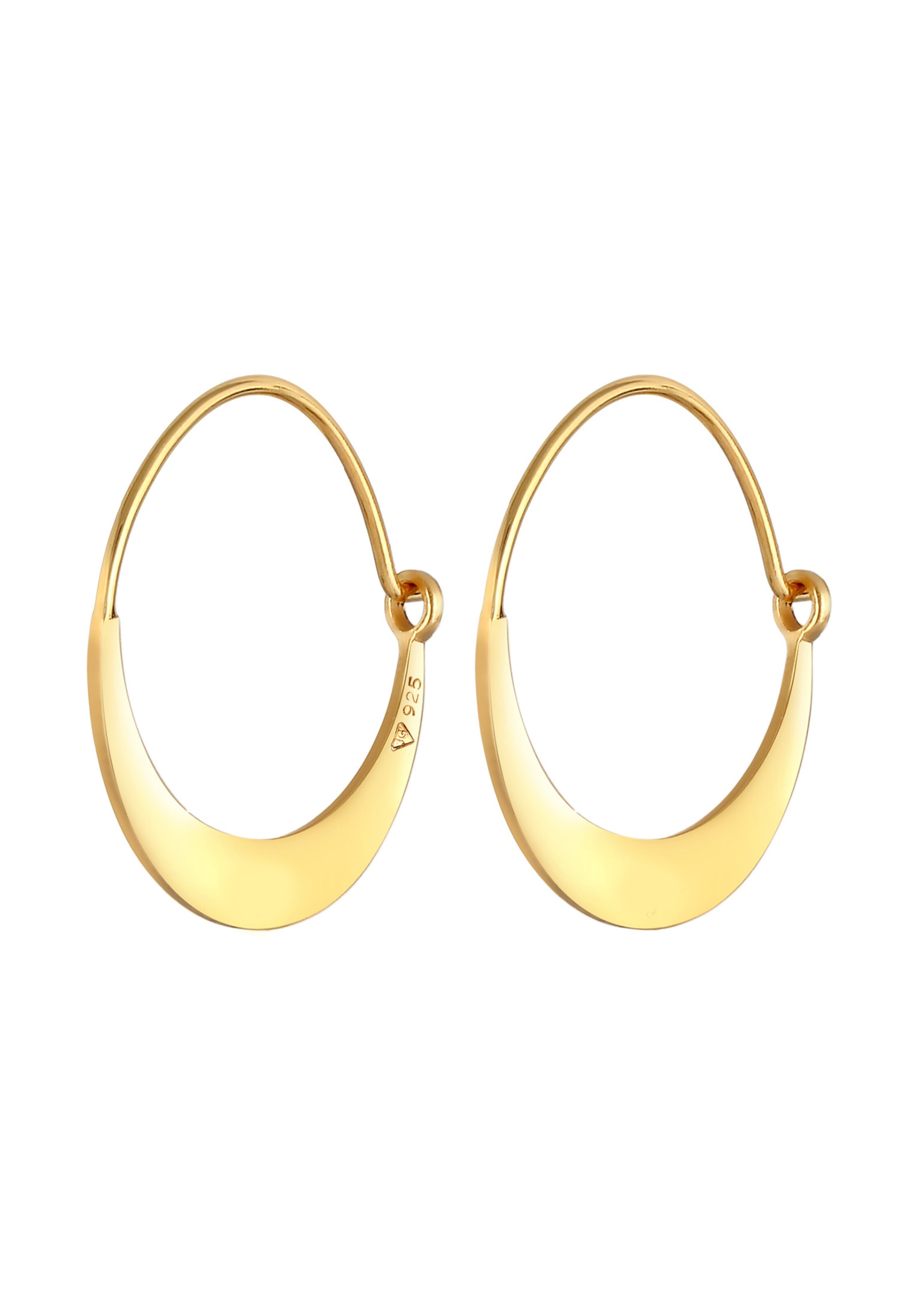 ELLI Earrings in Gold: front