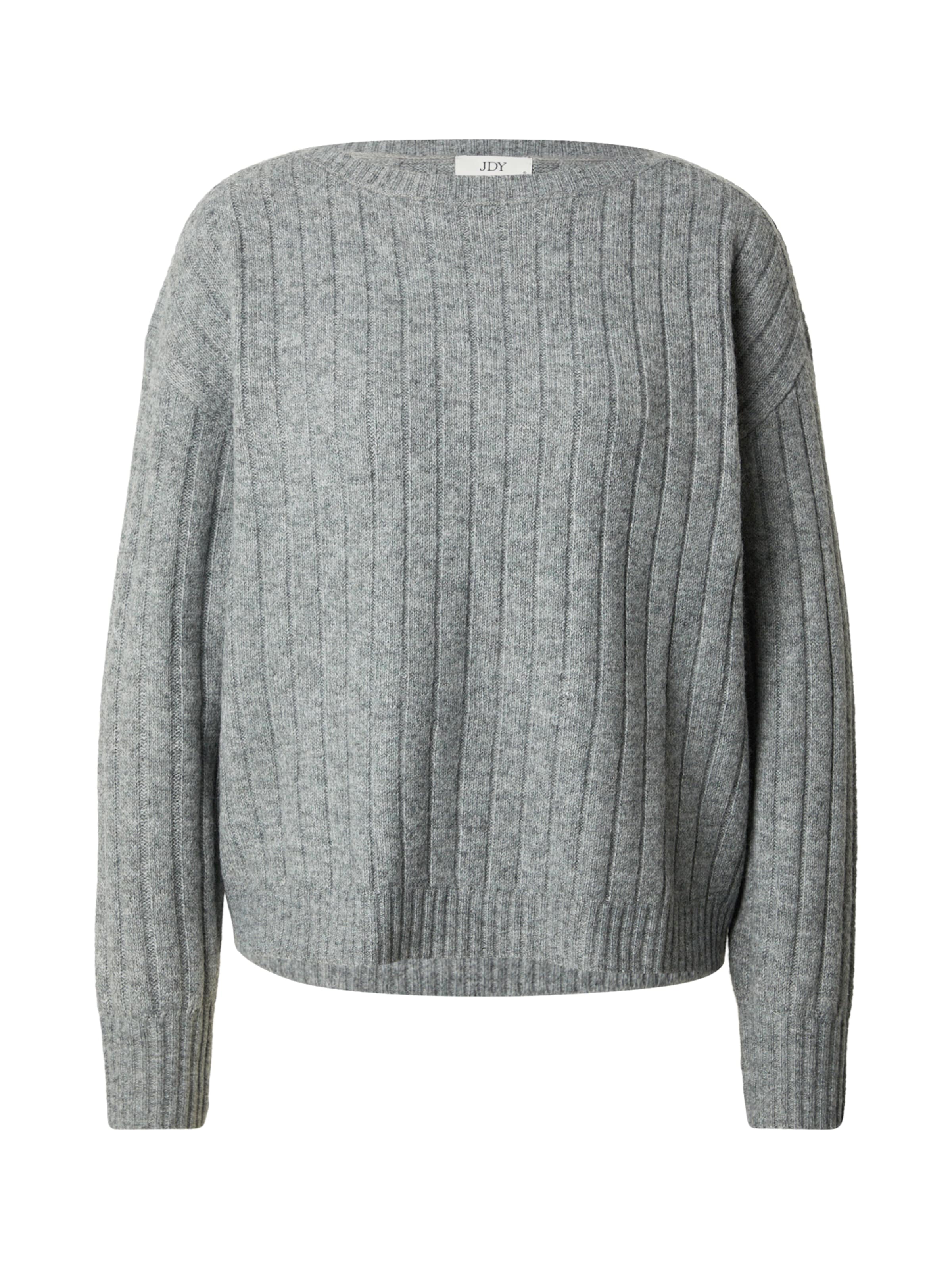 JDY Trui &#x27;JDYSUPER&#x27; in Grijs: voorkant