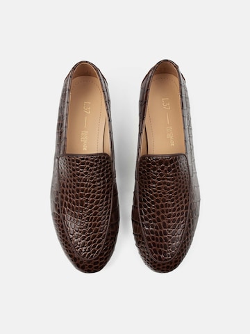 L37 HANDMADE SHOES Slipper 'COSMIC WHISPER' – hnědá