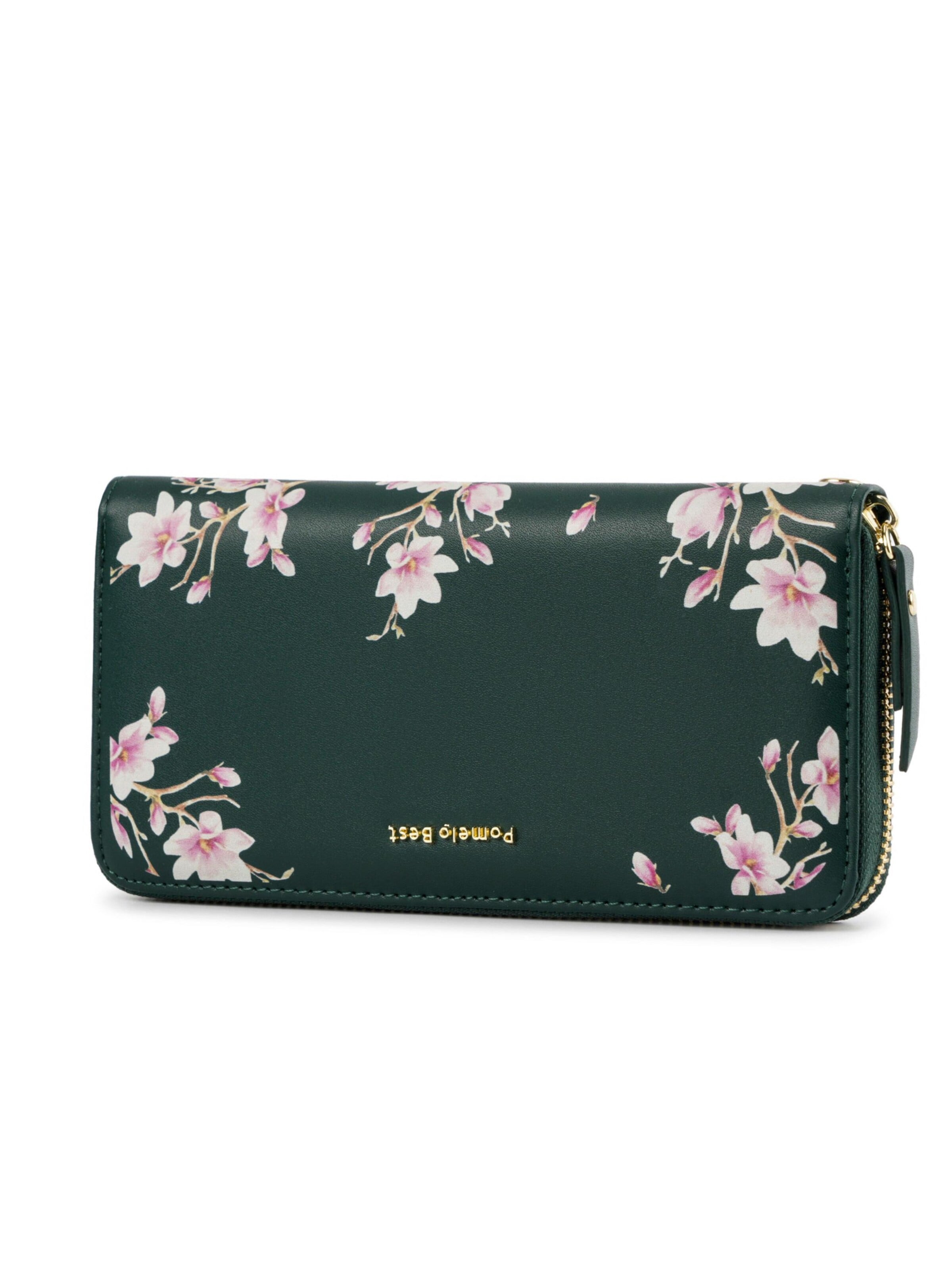 Portamonete 'Pomelo Best Portemonnaie Damen mit Blumenprint' di Pomelo Best in verde
