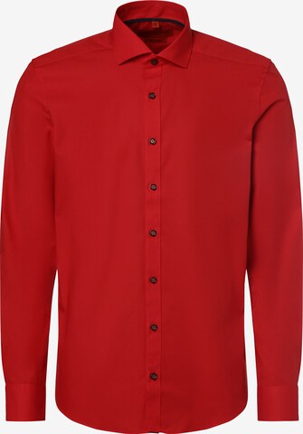 Finshley & Harding Slim Fit Hemd in Rot: predná strana