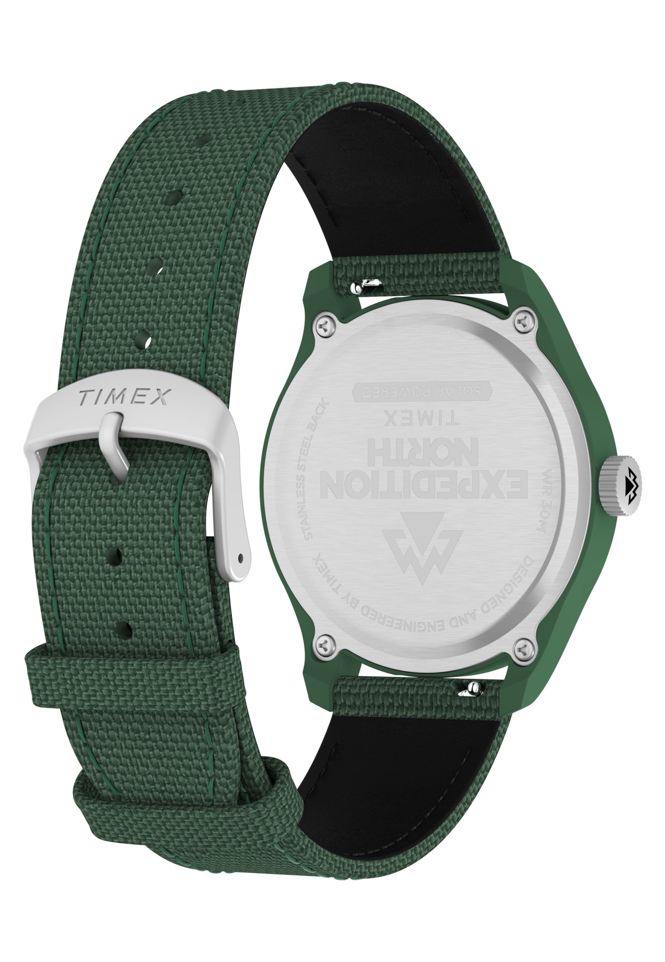 TIMEX Analoog horloge 'Expedition North®  Solar' in Groen
