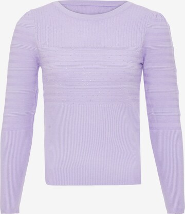 bling bling by leo Sweater in Purple: front