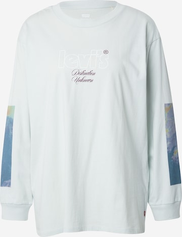 LEVI'S ® Shirts 'Graphic LS Reese Tee' i blå: forside