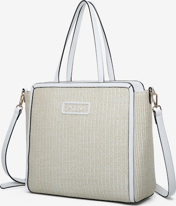 Borsa a spalla di ALV By Alviero Martini in beige: frontale