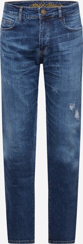 King Kerosin Regular Jeans 'ROBIN' in Blauw: voorkant