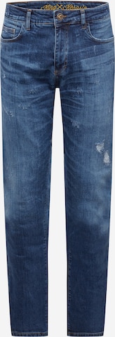 King Kerosin Regular Jeans 'ROBIN' in Blauw: voorkant