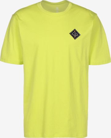 Maglietta 'Hilton' di CONVERSE in giallo: frontale