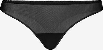 TEYLI String 'Nikola' in Schwarz: Vorderseite