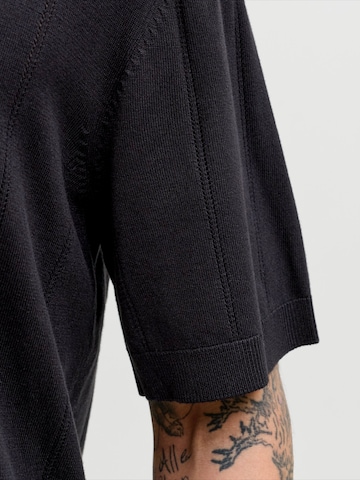 JACK & JONES Kampsun 'JPRBLAWILLIAM', värv must