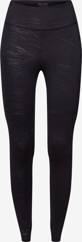 ESPRIT Skinny Sportbroek in Zwart: voorkant