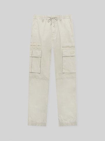 Pull&Bear Tapered Cargobroek in Grijs