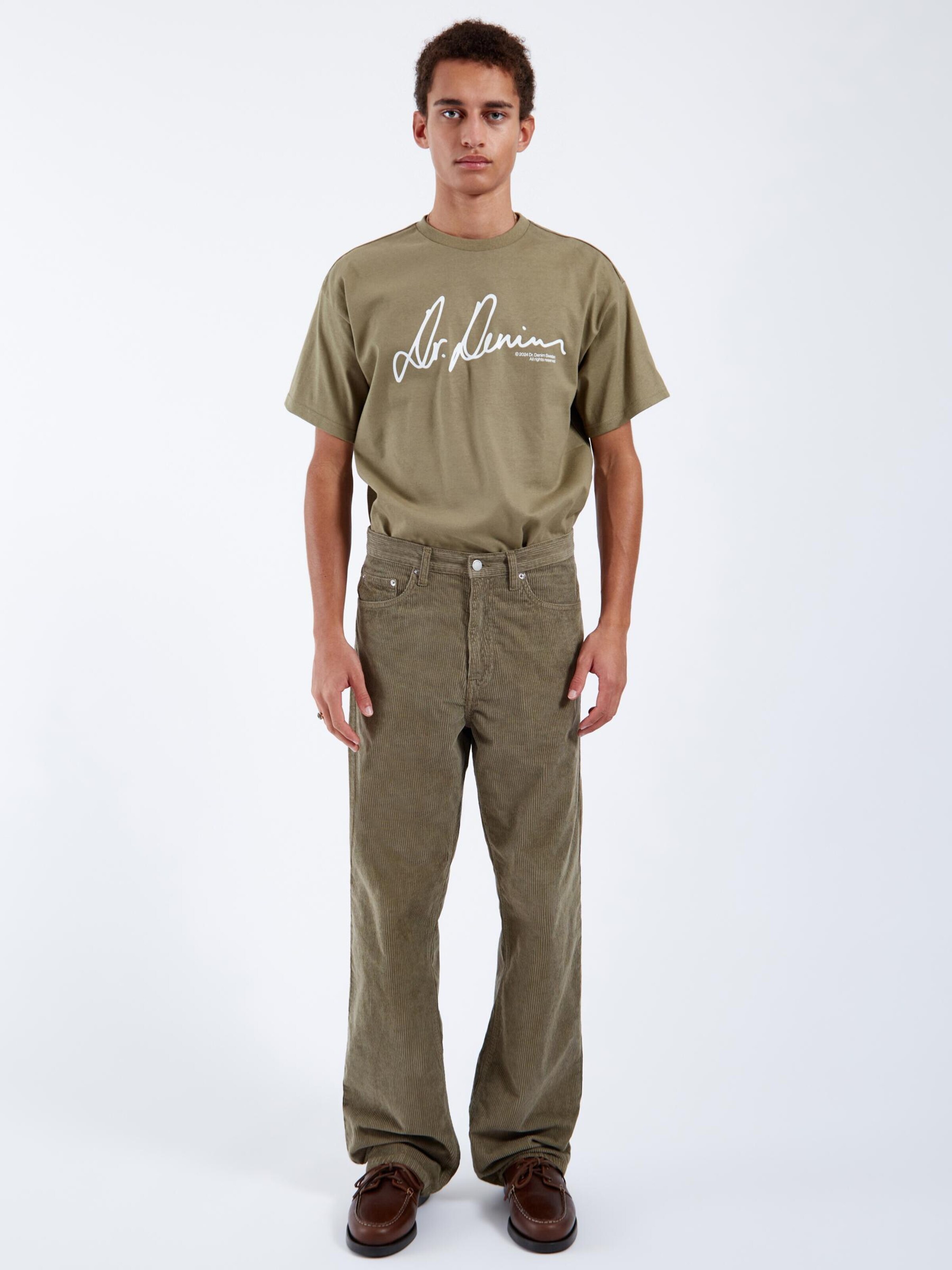 Dr. Denim Loosefit Jeans 'Omar' in Groen