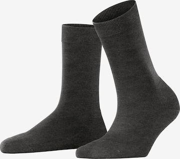 FALKE Socken 'ClimaWool' in Grau: Vorderseite