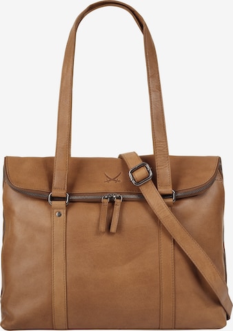 SANSIBAR Shopper in Brown: front