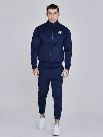 SikSilk Slimfit Broek in Blauw