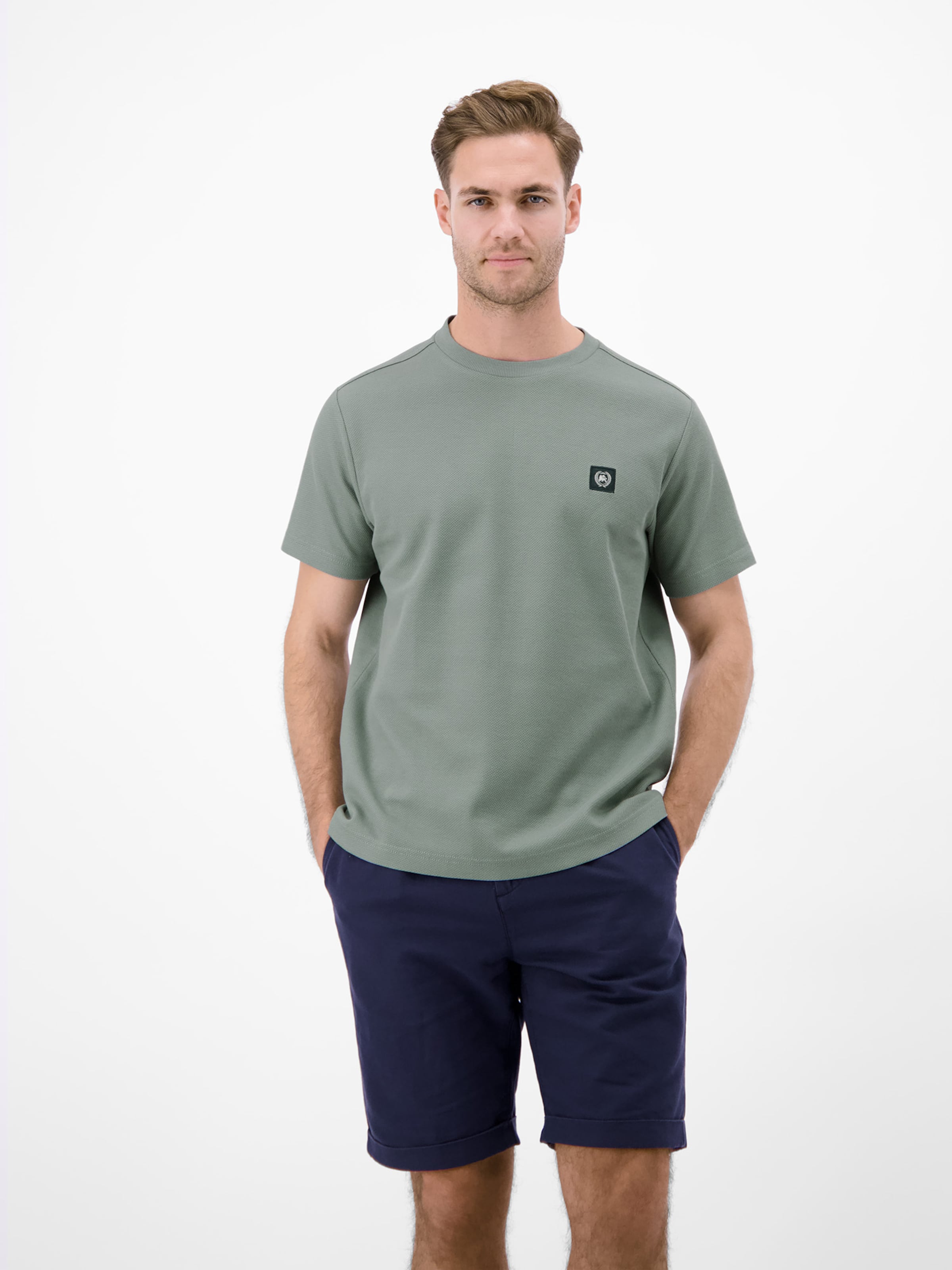 LERROS Shirt in Blauw: voorkant