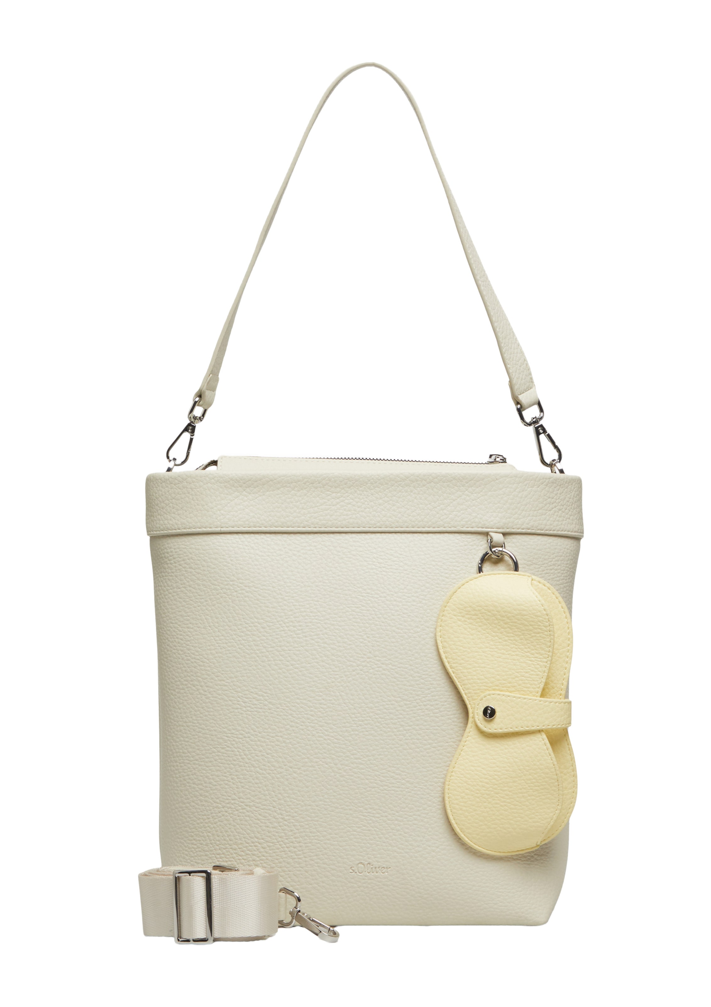 s.Oliver Shoulder Bag in Beige: front