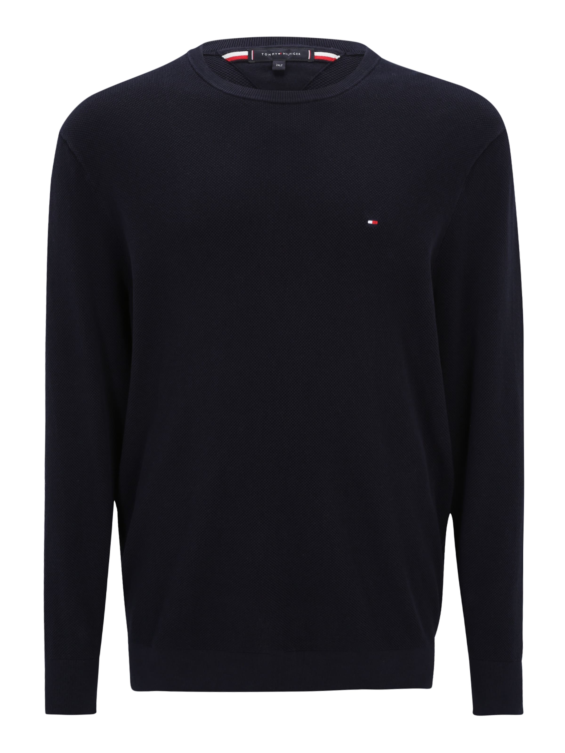 Tommy Hilfiger Big & Tall Svetr 'ESSENTIAL' – modrá: přední strana