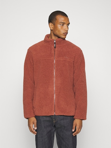 FILA - Chaqueta polar funcional 'BRAUNLAGE' en marrón: frente