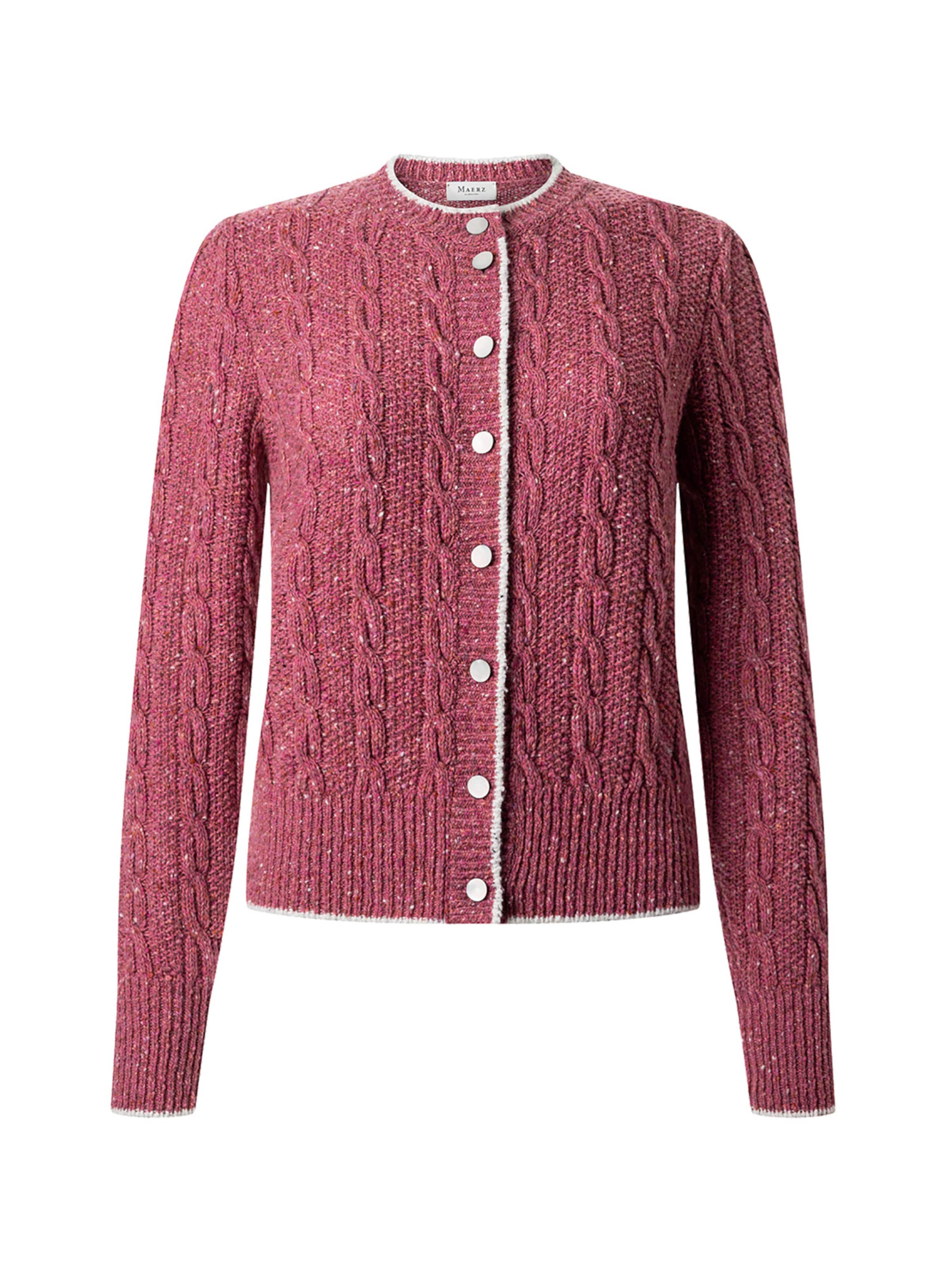Cardigan MAERZ Muenchen en rouge : devant