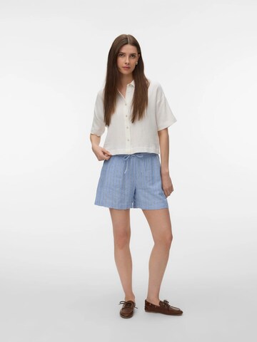 VERO MODA Baggy Broek 'Linn' in Blauw