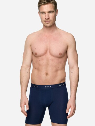 Phil & Co. Berlin Boxershorts Long Boxer Briefs in Blau: predná strana