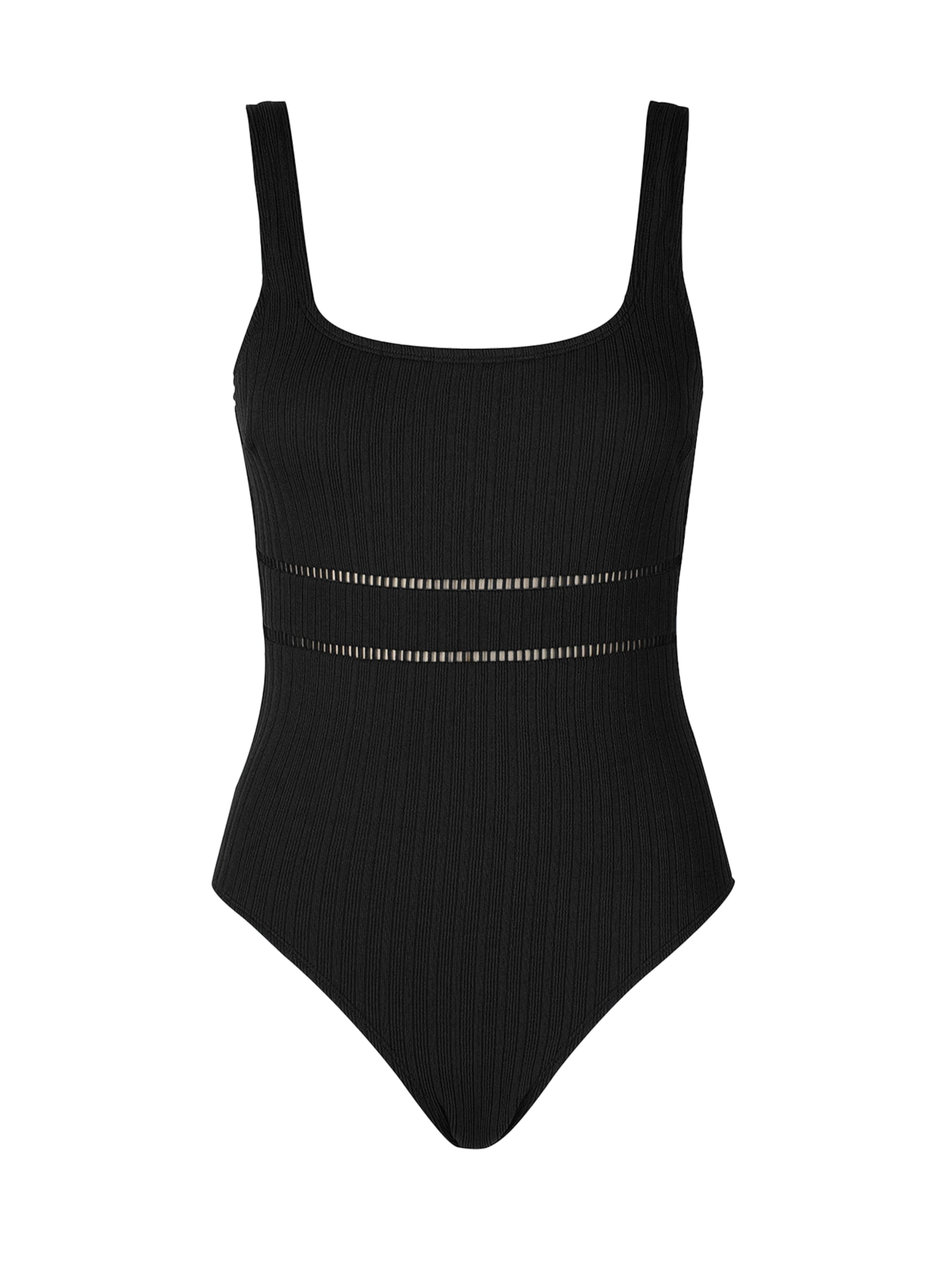 Cupshe Swimsuit in Black: front