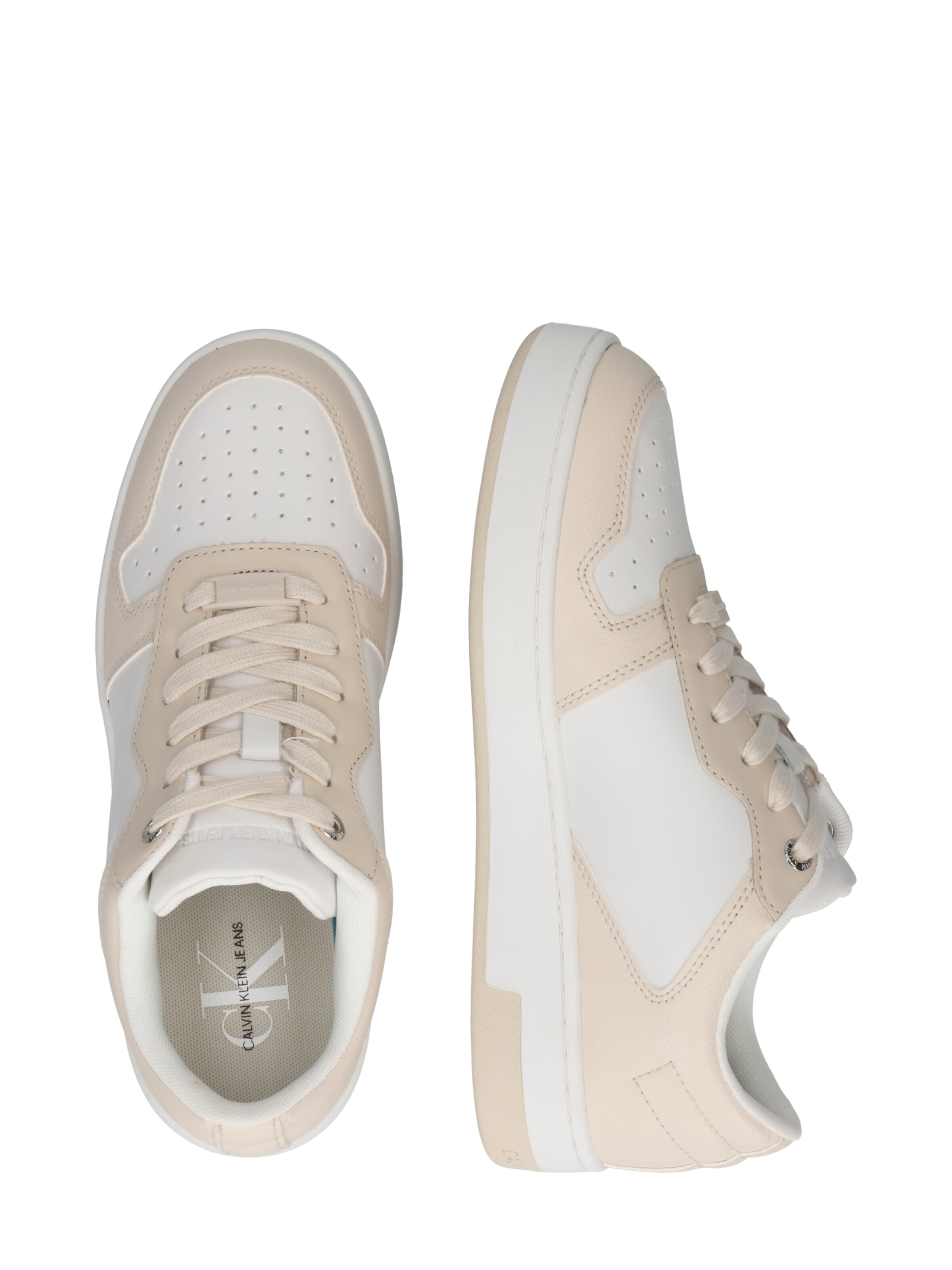 calvin klein beige sneakers