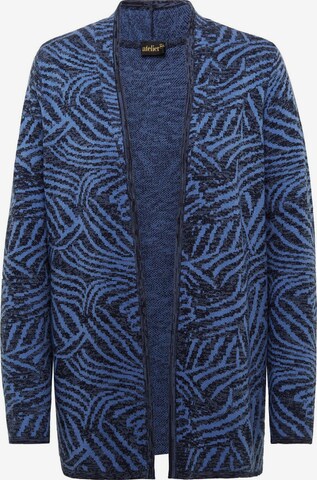 Goldner Knit Cardigan in Blue: front
