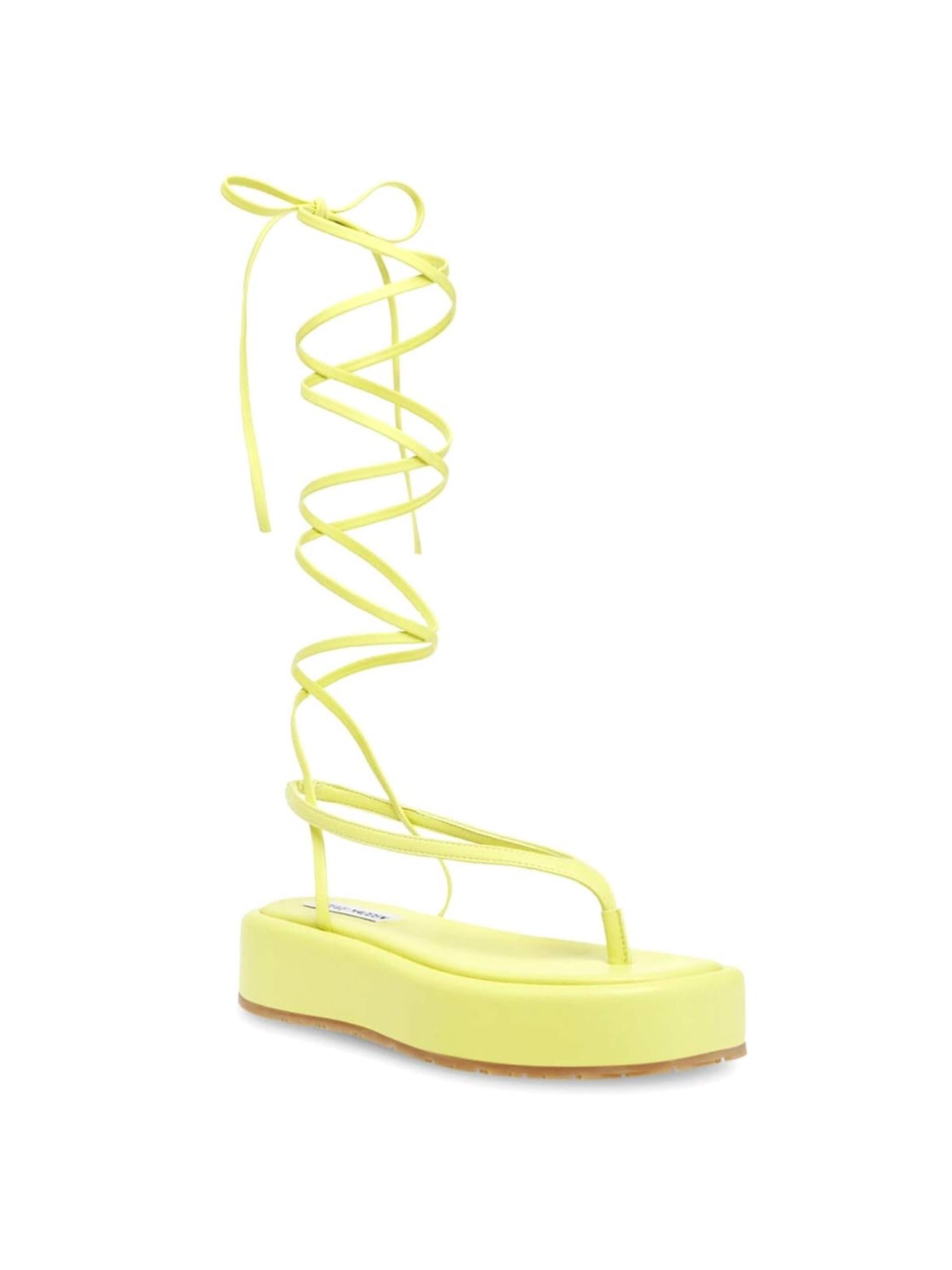 Sandalo 'Womens Banzai Shock Yellow Sandals' di STEVE MADDEN in giallo: frontale