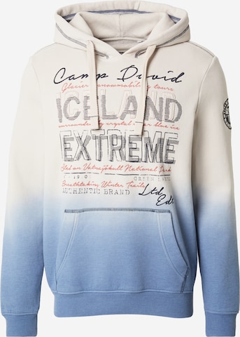 Felpa di CAMP DAVID in grigio: frontale