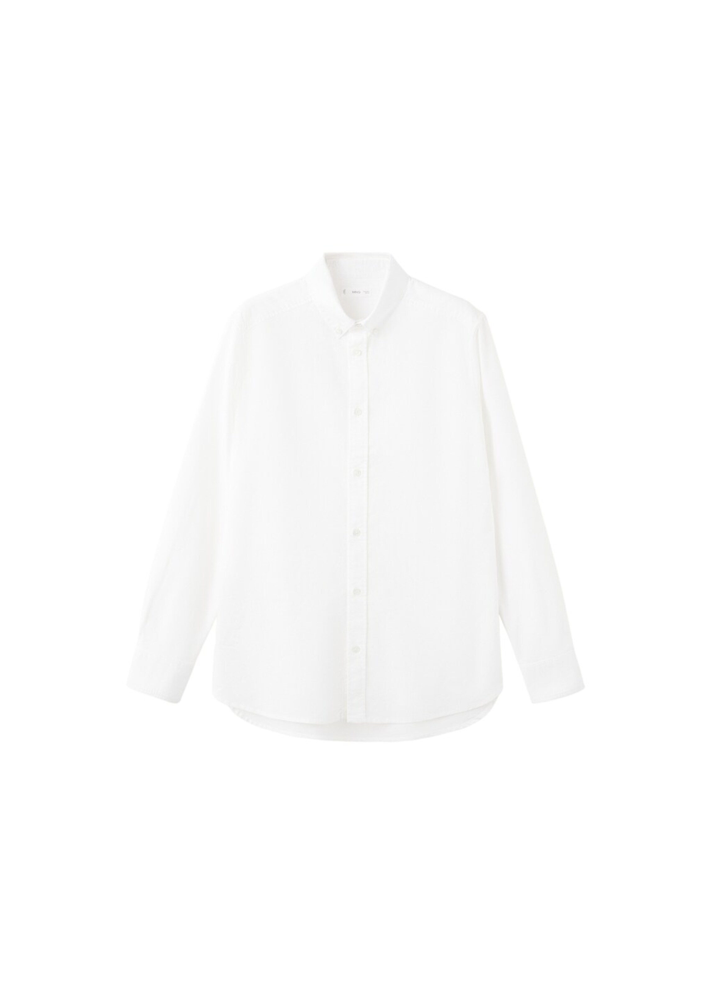 MANGO TEEN Regular fit Button Up Shirt in White: front