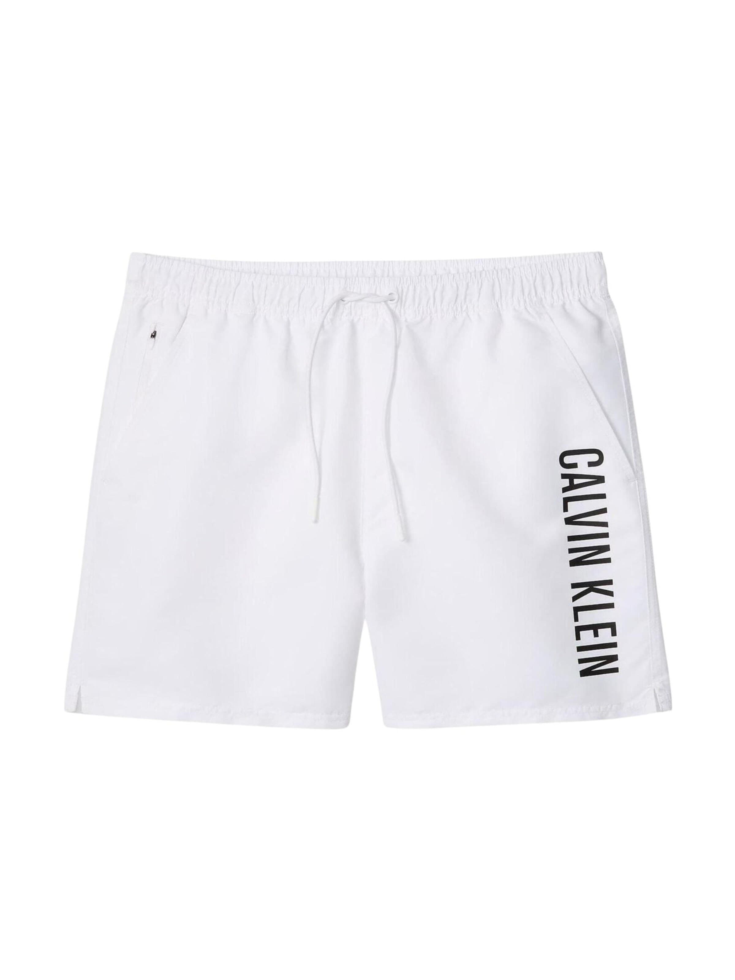 Calvin Klein - Bermudas 'CALVIN KLEIN MEDIUM DRAWSTRING Costumi da bagno' en blanco: frente