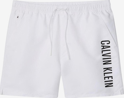 XL dydžio Maudymosi trumpikės 'CALVIN KLEIN MEDIUM DRAWSTRING Costumi da bagno' iš Calvin Klein Underwear, spalva – balta, Prekių apžvalga