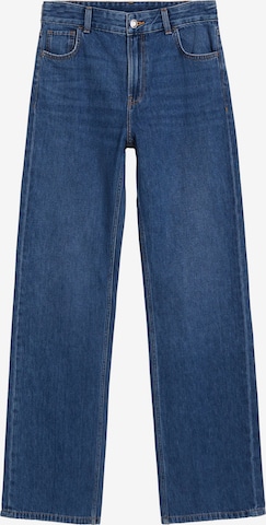 Bershka Wide leg Jeans i blå: framsida