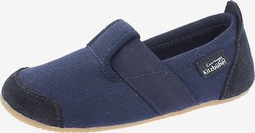 Living Kitzbühel Hausschuh 'T-Modell' in Blau: Vorderseite