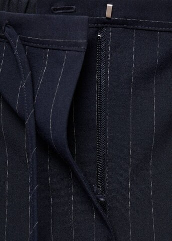 MANGO Regular Hose fiocco in Blau