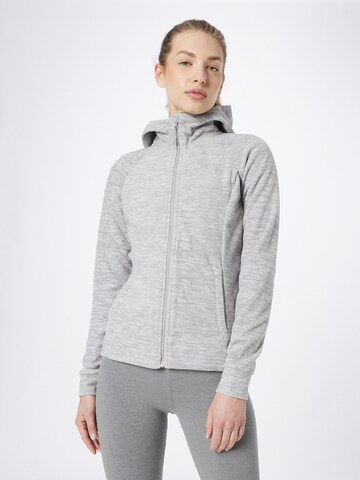 4F Athletic Fleece Jacket in Grey: front