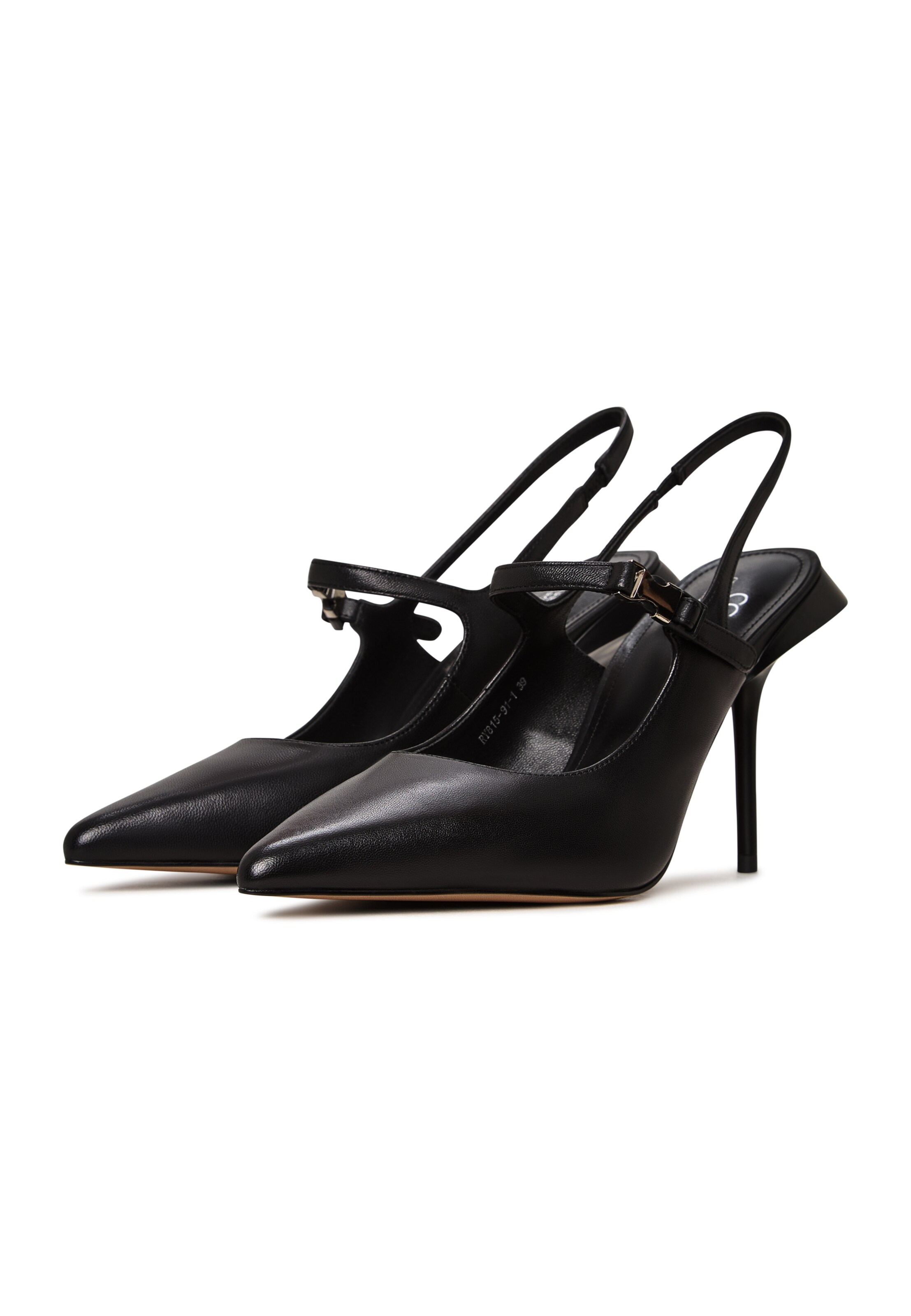 CESARE GASPARI Slingpumps in Zwart