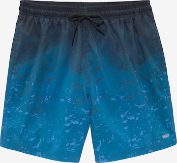 H.I.S Board Shorts in Blue: front
