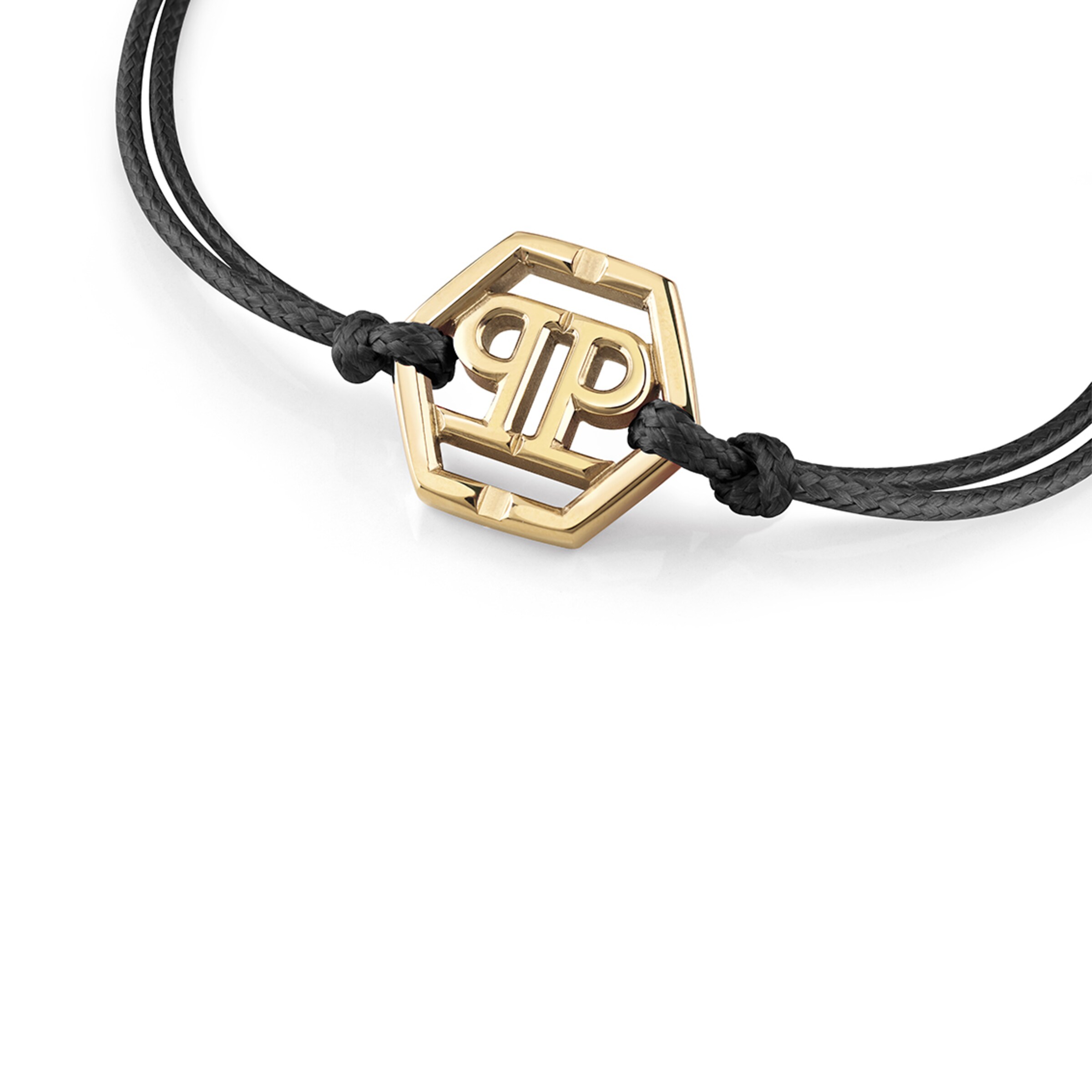 Braccialetto 'Frienship Hexagon' di Philipp Plein Jewellery in nero