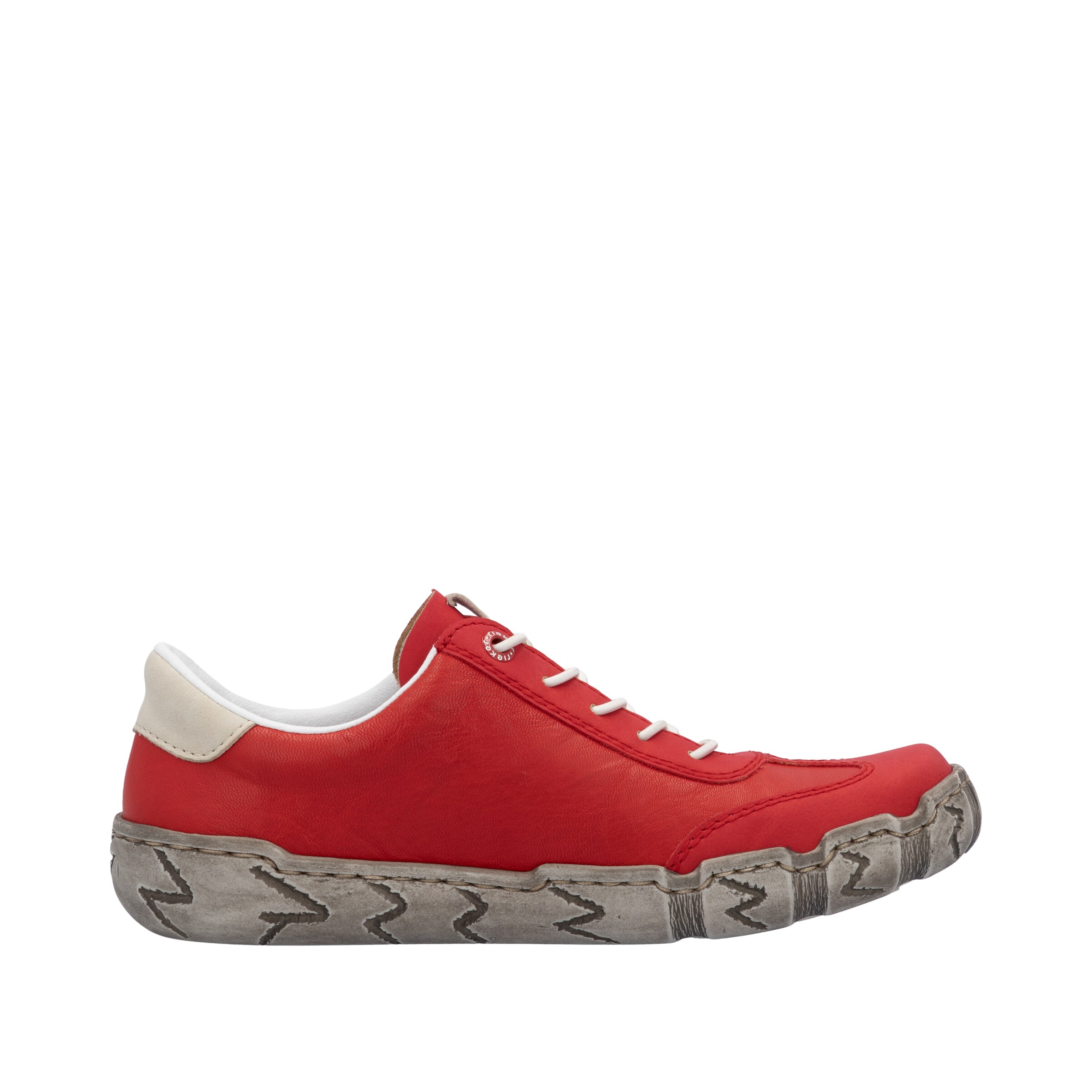 Baskets basses Rieker en rouge