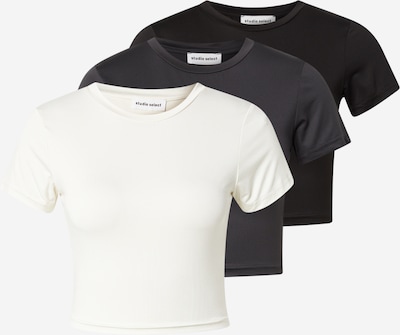 studioselect Majica 'Caro' u boja blata / crna / bijela, Pregled proizvoda