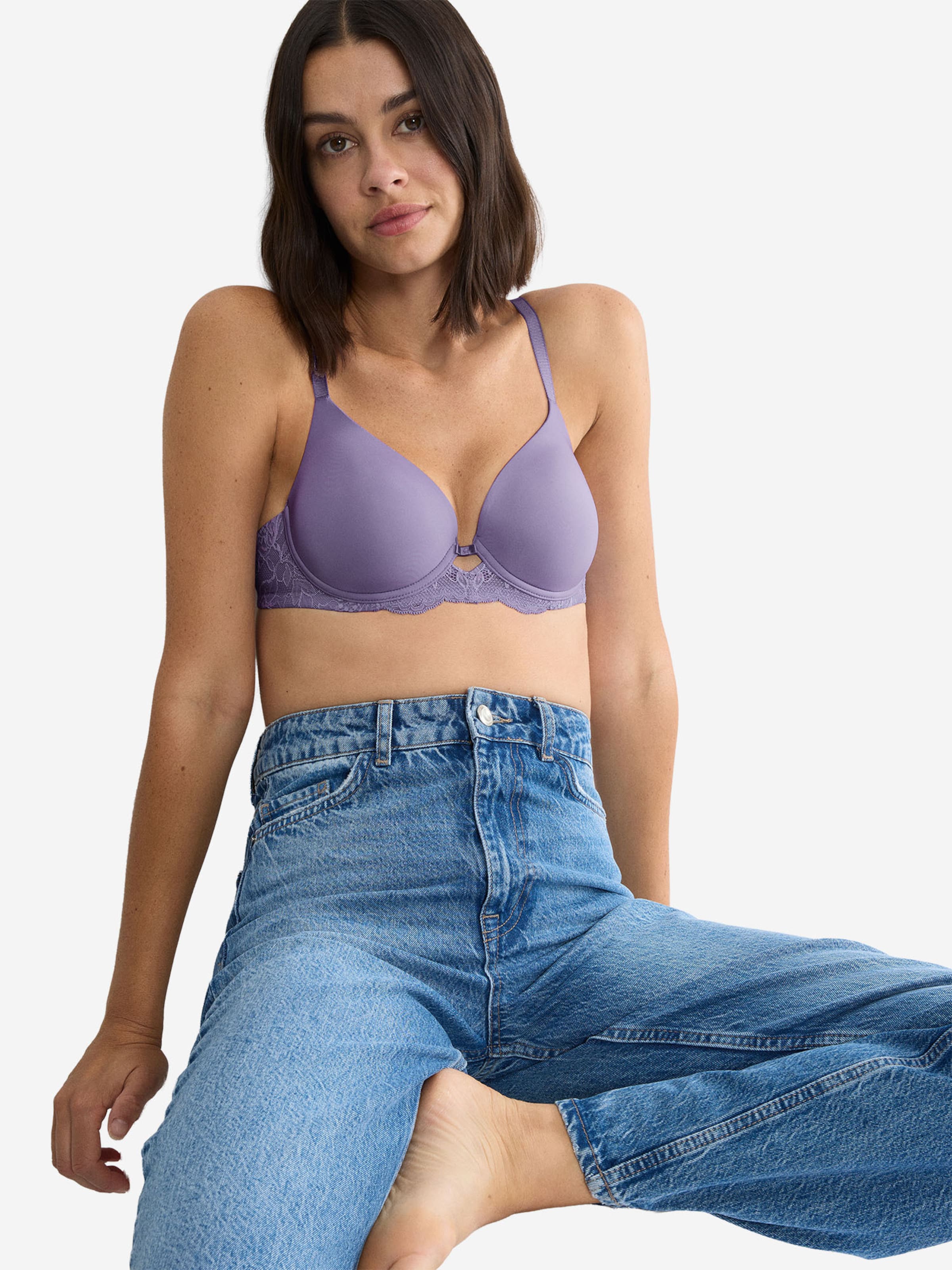 TRIUMPH Klassisch Bügel-BH ' Red Label Amourette Charm ' in Lila