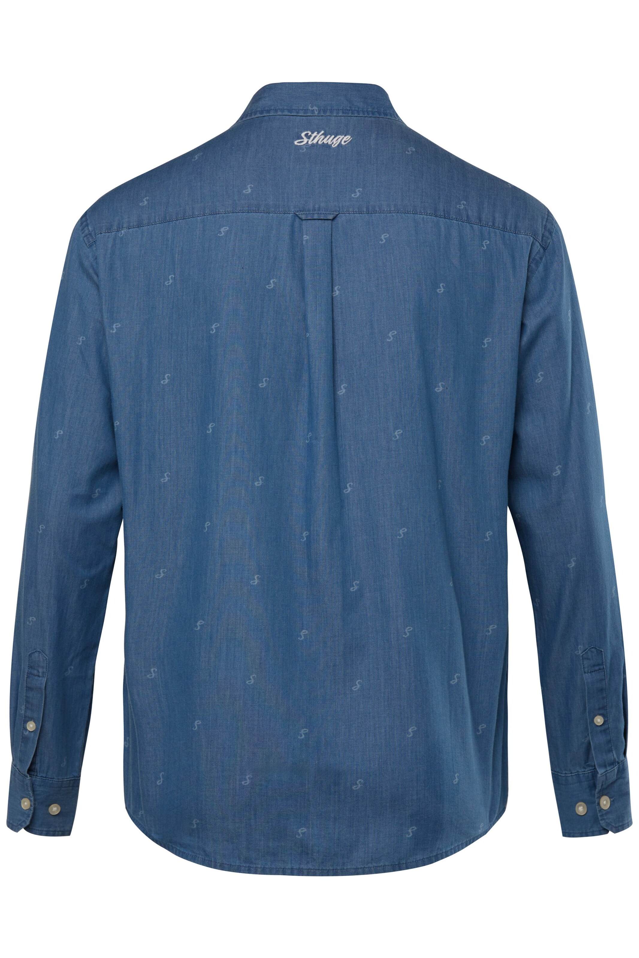 STHUGE Regular fit Button Up Shirt in Blue